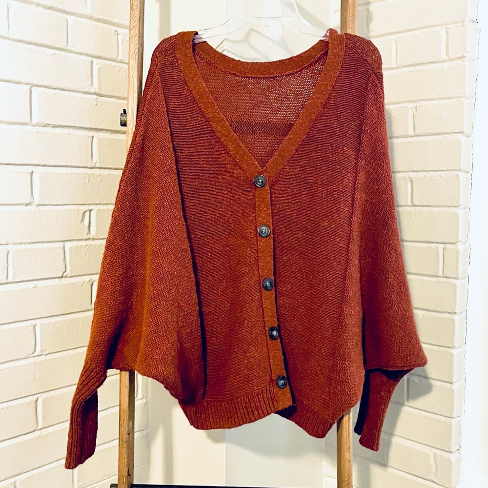 Ruby Moon Sweater in Rust